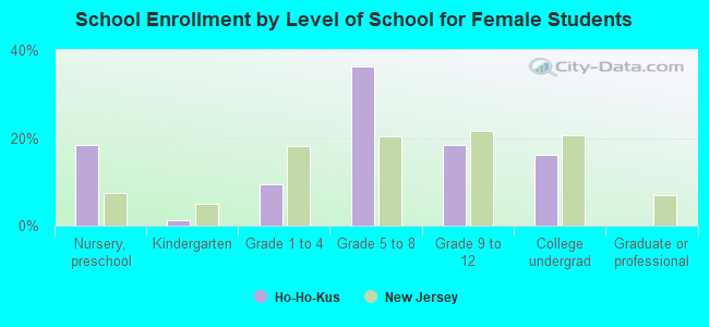 School Enrollment by Level of School for Female Students