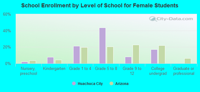 School Enrollment by Level of School for Female Students