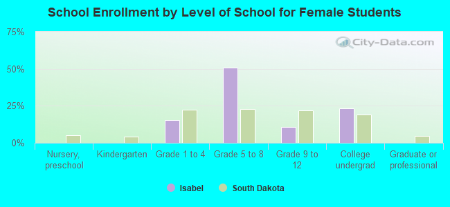 School Enrollment by Level of School for Female Students