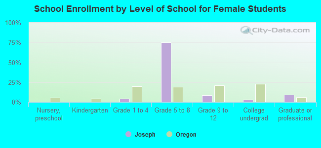 School Enrollment by Level of School for Female Students