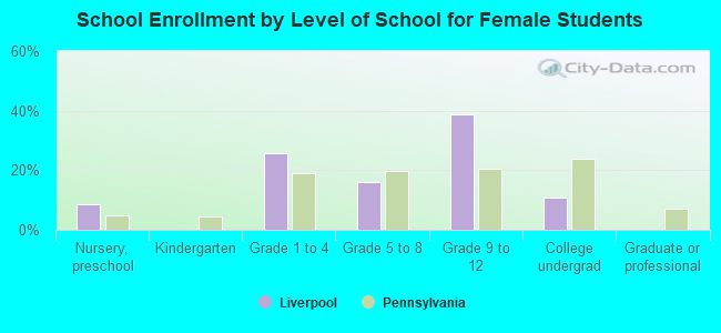 School Enrollment by Level of School for Female Students