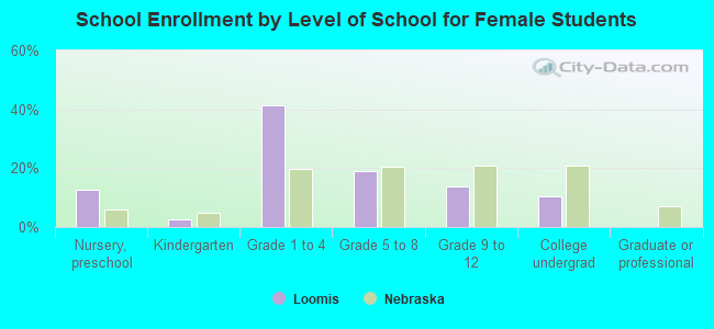 School Enrollment by Level of School for Female Students