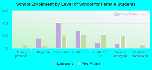 School Enrollment by Level of School for Female Students