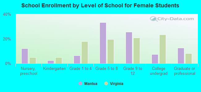 School Enrollment by Level of School for Female Students