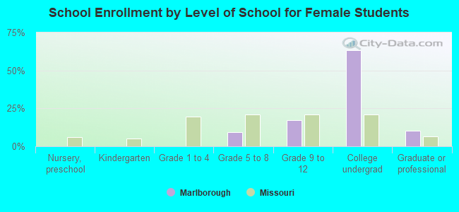 School Enrollment by Level of School for Female Students