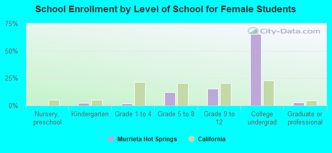 School Enrollment by Level of School for Female Students