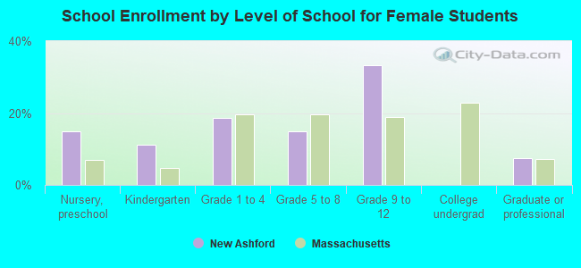 School Enrollment by Level of School for Female Students