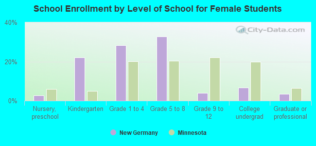 School Enrollment by Level of School for Female Students