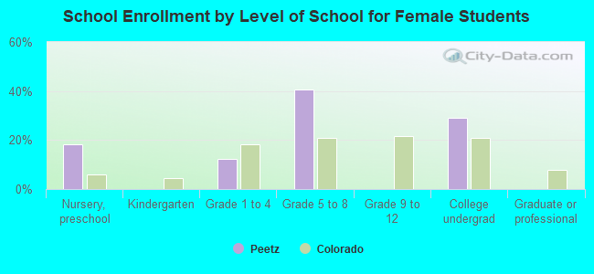 School Enrollment by Level of School for Female Students