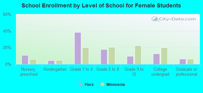 School Enrollment by Level of School for Female Students