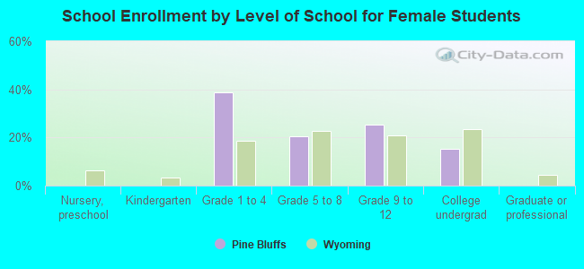 School Enrollment by Level of School for Female Students