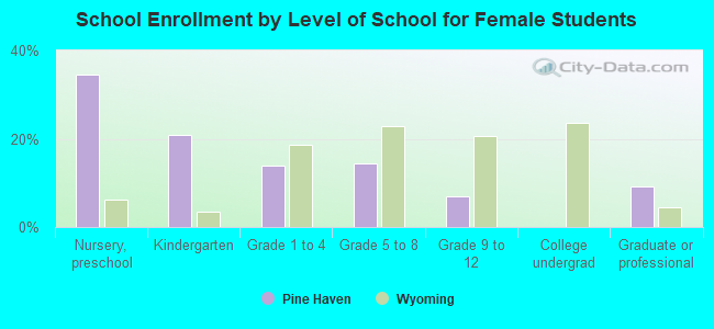 School Enrollment by Level of School for Female Students