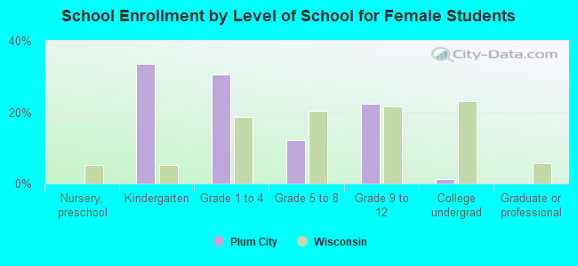 School Enrollment by Level of School for Female Students