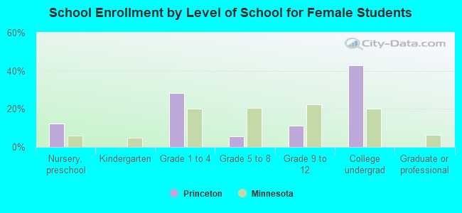 School Enrollment by Level of School for Female Students