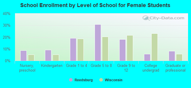 School Enrollment by Level of School for Female Students