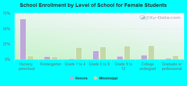 School Enrollment by Level of School for Female Students