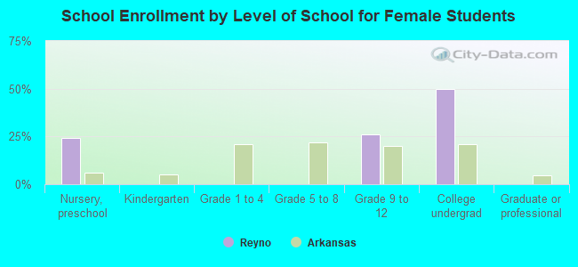 School Enrollment by Level of School for Female Students