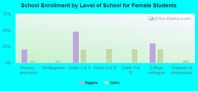 School Enrollment by Level of School for Female Students