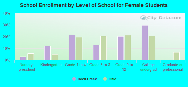 School Enrollment by Level of School for Female Students