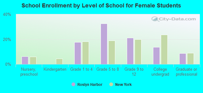 School Enrollment by Level of School for Female Students