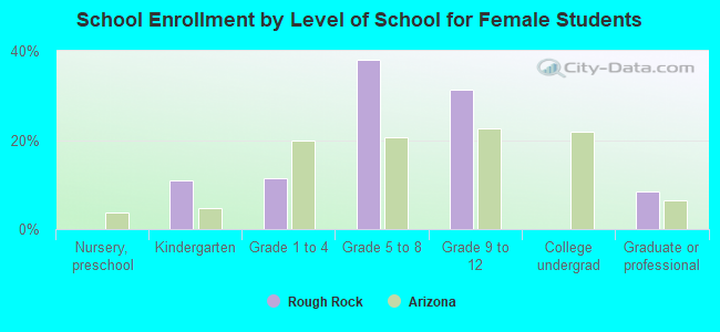 School Enrollment by Level of School for Female Students