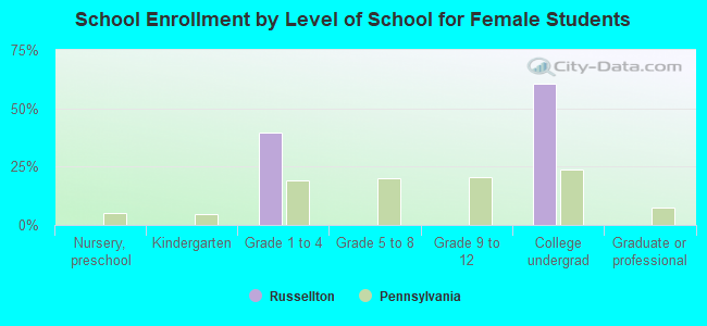 School Enrollment by Level of School for Female Students