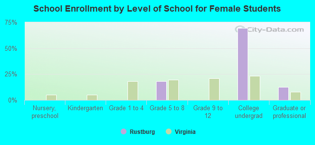 School Enrollment by Level of School for Female Students