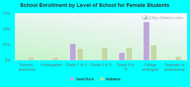 School Enrollment by Level of School for Female Students