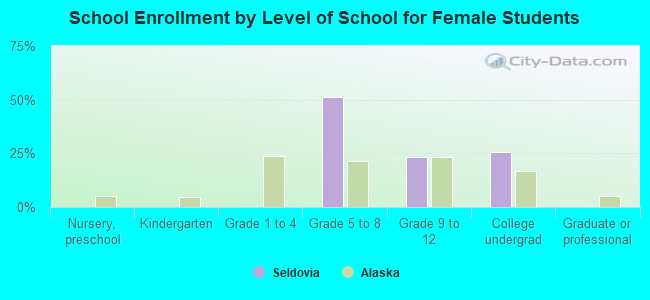 School Enrollment by Level of School for Female Students