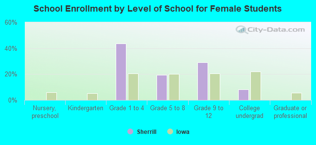 School Enrollment by Level of School for Female Students