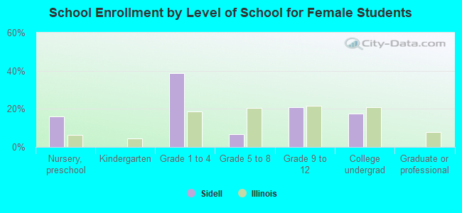 School Enrollment by Level of School for Female Students