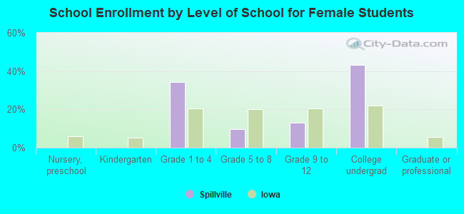 School Enrollment by Level of School for Female Students