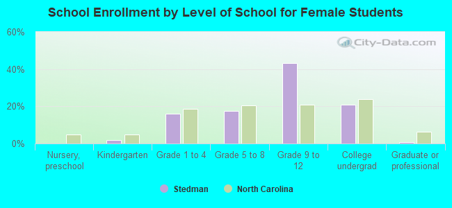 School Enrollment by Level of School for Female Students