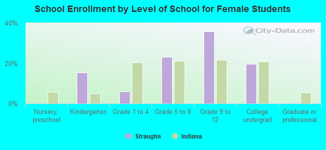 School Enrollment by Level of School for Female Students