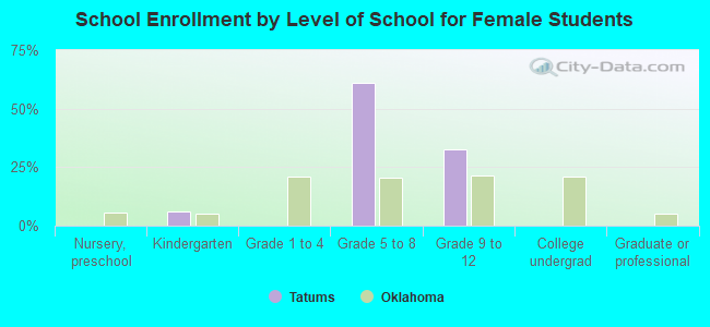 School Enrollment by Level of School for Female Students