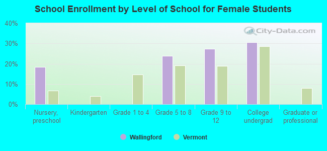 School Enrollment by Level of School for Female Students