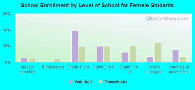 School Enrollment by Level of School for Female Students