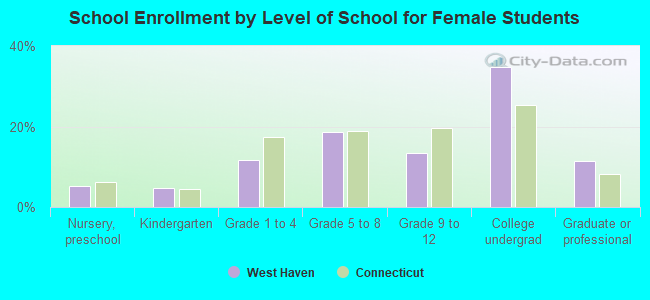 School Enrollment by Level of School for Female Students