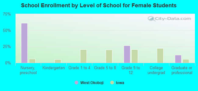 School Enrollment by Level of School for Female Students