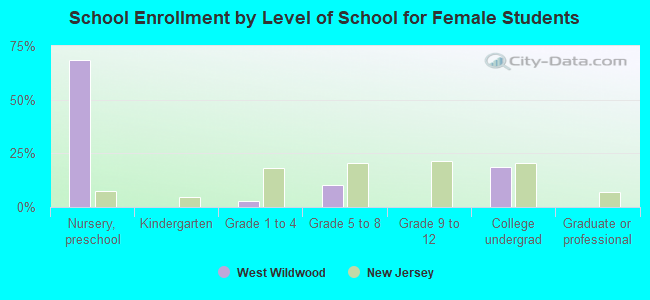 School Enrollment by Level of School for Female Students