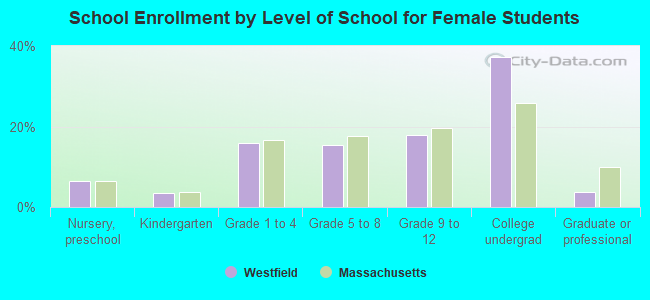 School Enrollment by Level of School for Female Students