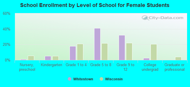 School Enrollment by Level of School for Female Students