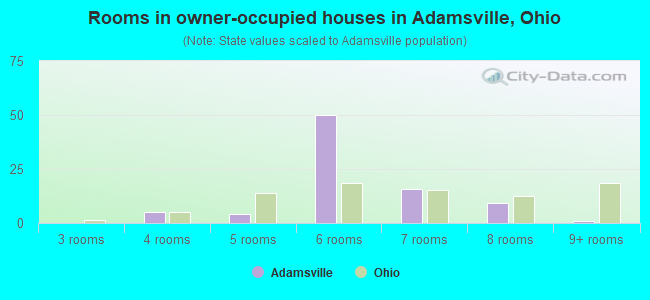 Rooms in owner-occupied houses in Adamsville, Ohio