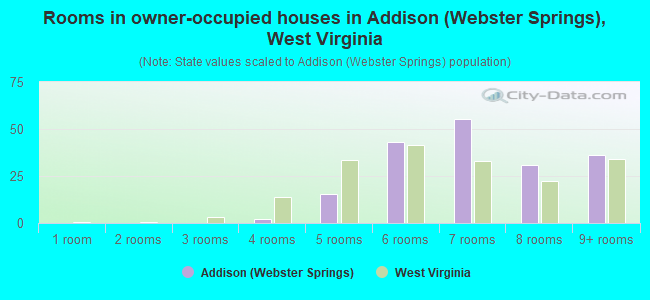 Rooms in owner-occupied houses in Addison (Webster Springs), West Virginia