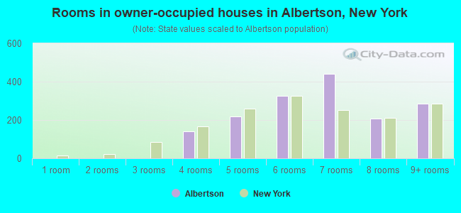 Rooms in owner-occupied houses in Albertson, New York
