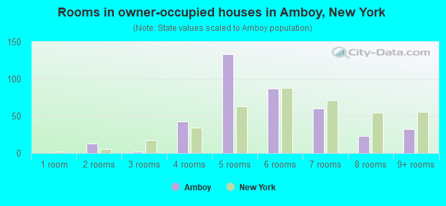 Rooms in owner-occupied houses in Amboy, New York