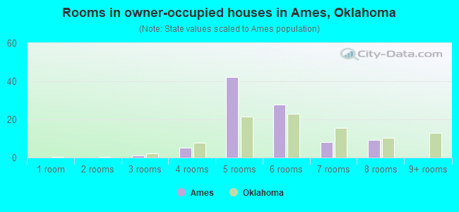 Rooms in owner-occupied houses in Ames, Oklahoma