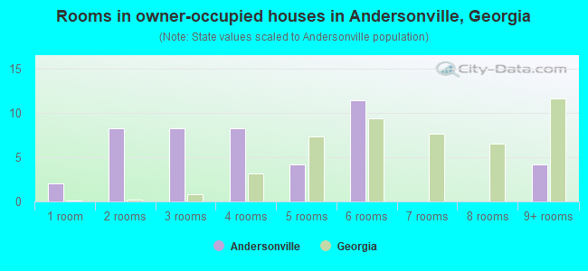 Rooms in owner-occupied houses in Andersonville, Georgia