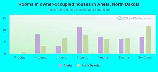 Rooms in owner-occupied houses in Aneta, North Dakota