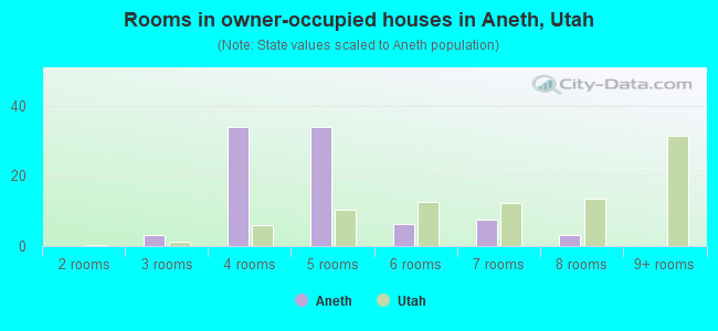Rooms in owner-occupied houses in Aneth, Utah